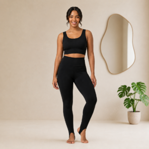 CALÇA LEGGING FEMININA COM PEZINHO